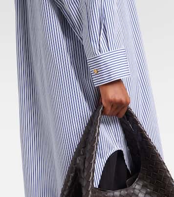 Striped cotton poplin shirt | Bottega Veneta