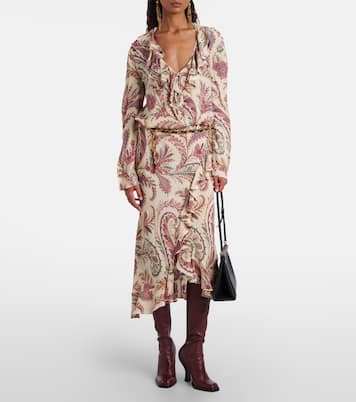 Studded leather knee-high boots | Etro