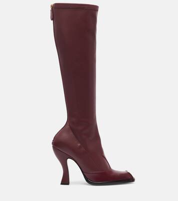 Studded leather knee-high boots | Etro