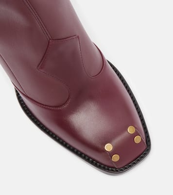 Studded leather knee-high boots | Etro