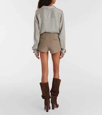 Vail virgin wool shorts | The Frankie Shop