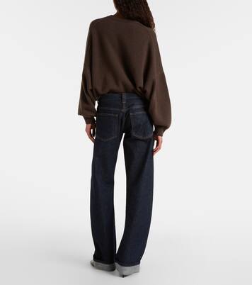 Karo mid-rise barrel-leg jeans | Khaite