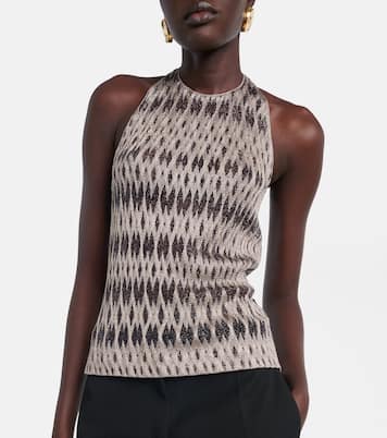 Halterneck lamé top | Missoni