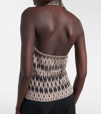 Halterneck lamé top | Missoni