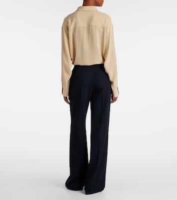 Virgil 울 개버딘 와이드 팬츠 | The Row