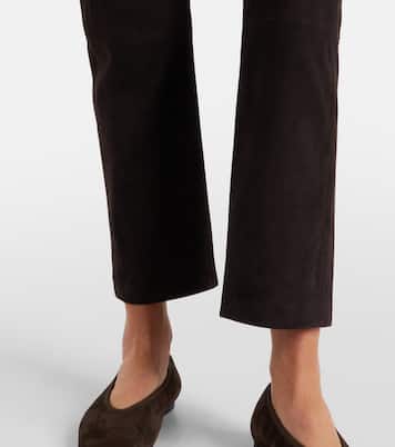 Pantalones rectos Winslow de ante de tiro bajo | Citizens of Humanity