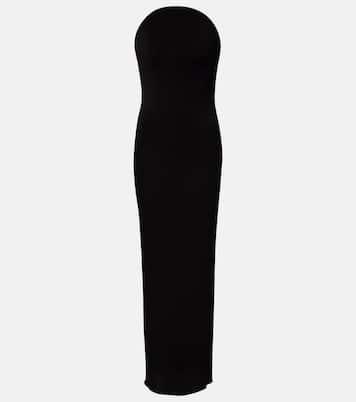 Sheer 저지 칵테일 드레스 | Alaïa