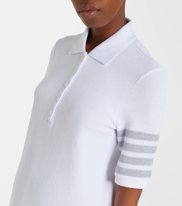 Polokleid 4-Bar aus Baumwoll-Piqué | Thom Browne