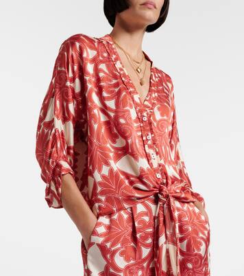 Azia印花上衣 | Poupette St Barth