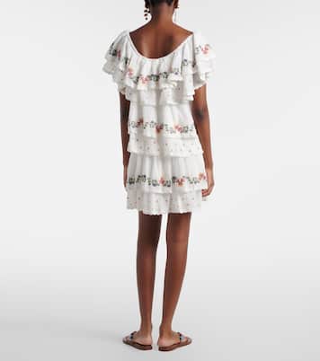 Leilani embroidered cotton minidress | Rixo
