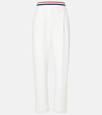 Pantalones tapered en mezcla de algodón | Brunello Cucinelli