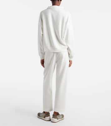 Pantalones tapered en mezcla de algodón | Brunello Cucinelli