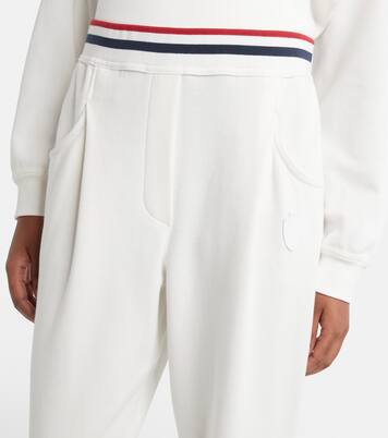 Pantalones tapered en mezcla de algodón | Brunello Cucinelli