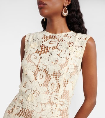 Embellished midi dress | Self-Portrait