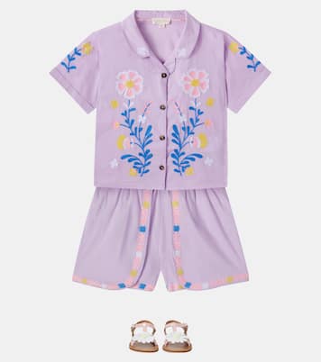 Camisa Alova de algodón floral | Louise Misha