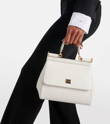 Tote Sicily Small aus Leder | Dolce&Gabbana
