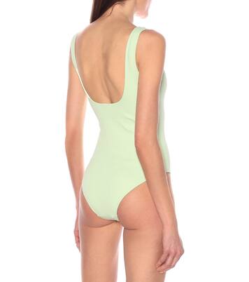 Lace-up swimsuit | Ganni