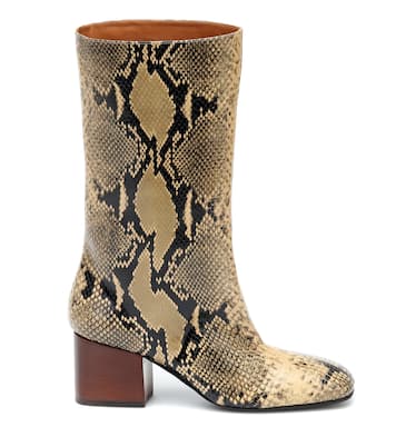 Botas de piel efecto serpiente | Marni