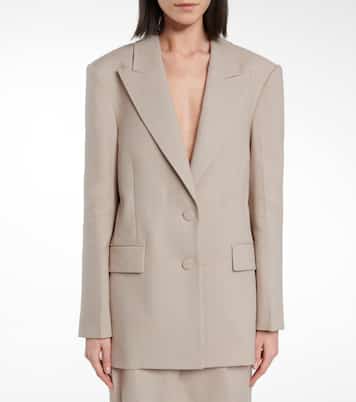 Arbor belted linen-blend blazer | Altuzarra