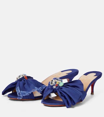 Verzierte Pantoletten Marie Anne 55 | Christian Louboutin
