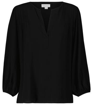 Eliza pintucked blouse | Velvet