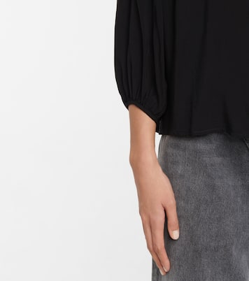 Eliza pintucked blouse | Velvet