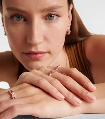 Bague en or rose 14 ct et topazes | Suzanne Kalan