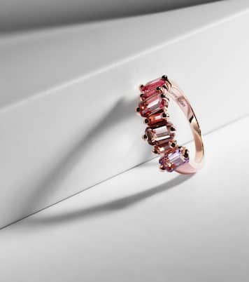 Bague en or rose 14 ct et topazes | Suzanne Kalan