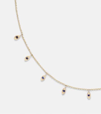 Collier Evil Eye en or jaune 14 ct | Sydney Evan