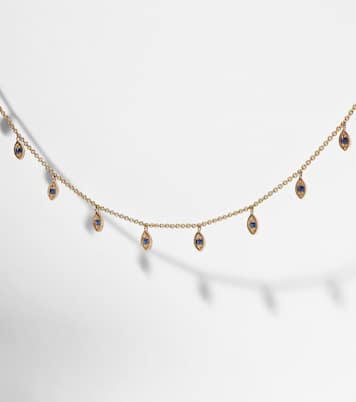 Collier Evil Eye en or jaune 14 ct | Sydney Evan