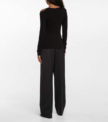 Cold-Shoulder-Top aus Strick | Velvet