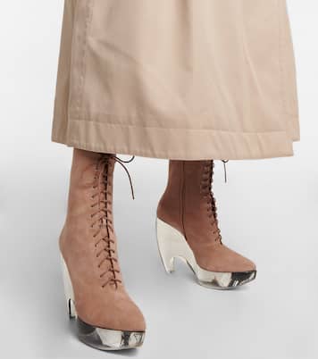 Botas de ante con cordones | Alaïa