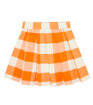 Plissierter Rock aus Tweed | Palm Angels Kids