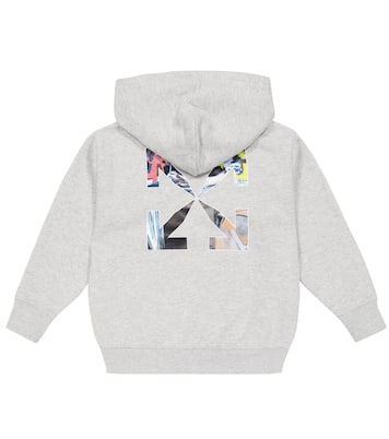 Sweat-shirt à capuche en coton à logo | Off-White Kids