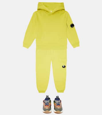 Kapuzenjacke Lens aus Baumwoll-Fleece | C.P. Company Kids