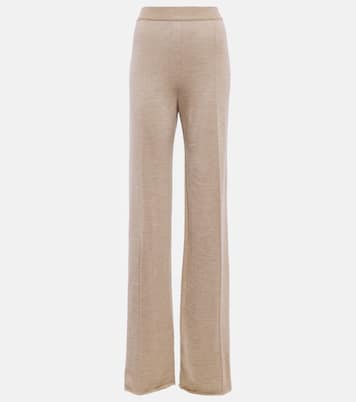 Egle knitted wide-leg pants | The Row