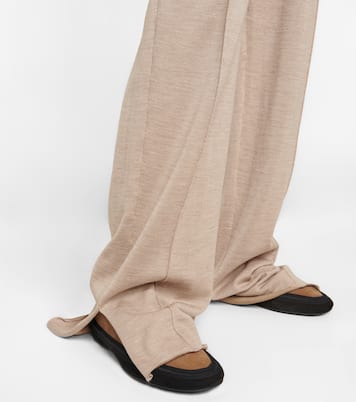 Egle knitted wide-leg pants | The Row