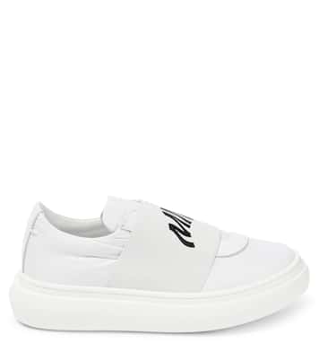 Sneakers in pelle con logo | MM6 Maison Margiela Kids