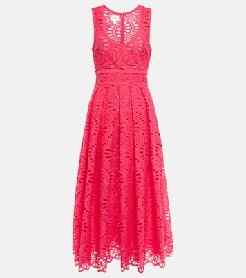 Midikleid aus Makramee-Spitze | Giambattista Valli