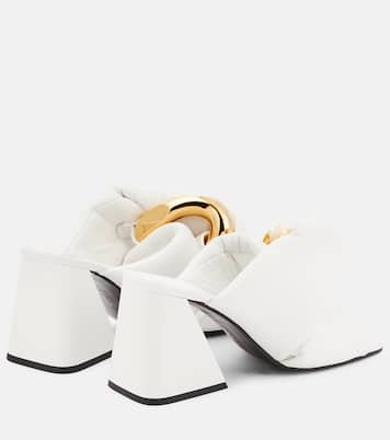 Chain Twist leather mules | JW Anderson