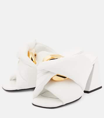 Chain Twist leather mules | JW Anderson