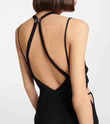 Crochet halterneck midi dress | Dion Lee