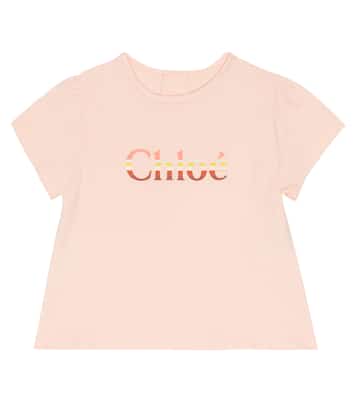 Bebé - camiseta de algodón estampada | Chloé Kids