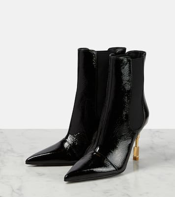 Bottines en cuir verni | Balmain