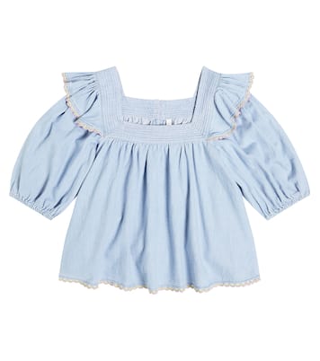 Top Halcyon en jean | Zimmermann Kids