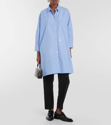 Camicia in popeline di cotone a righe | Jil Sander