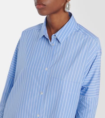 Camicia in popeline di cotone a righe | Jil Sander