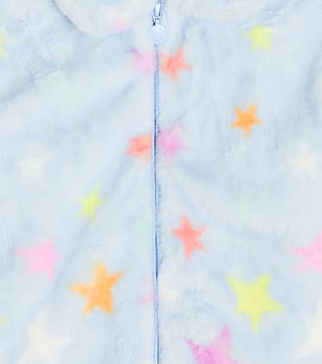 Abrigo de pelo sintético estampado | Stella McCartney Kids
