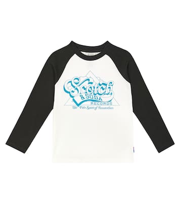 T-shirt in jersey di cotone con stampa | Scotch & Soda Kids