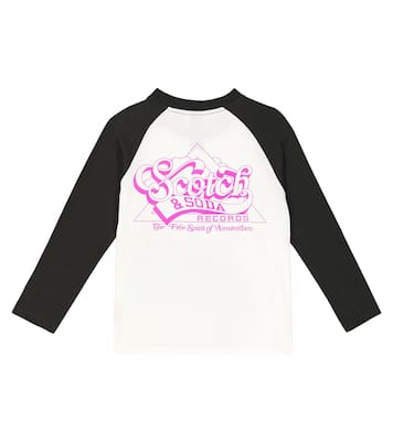 T-shirt in jersey di cotone con stampa | Scotch & Soda Kids